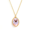 Catherine Rowe Pet Portraits Pug Pendant Necklace