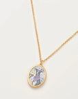 Fable England Catherine Rowe Pet Portraits Whippet Pendant Necklace - Product shown on white background