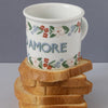 ilaria.i Ciao Amore Porcelain Mug - Product shown on top of bread