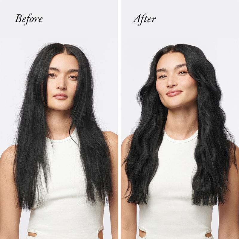 Oribe Hair Alchemy Heatless Styling Balm - Before and after photos