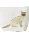 Fog Linen Work Isabelle Boinot Pouch - Two Cats