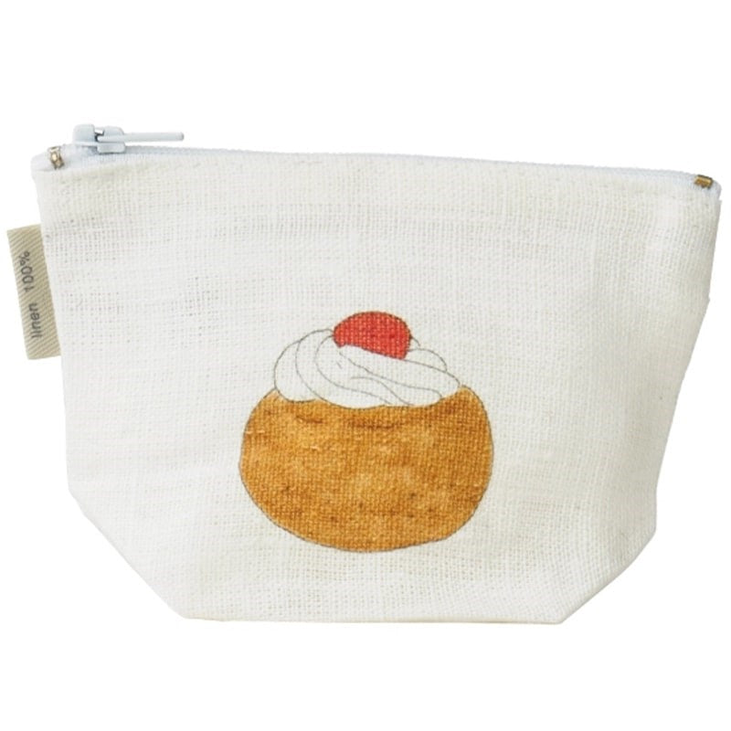 Fog Linen Work Isabelle Boinot Pouch - Sweet Time - Back of product shown