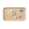 Fog Linen Work Misato Ogihara Small Linen Tray - Living with Cats