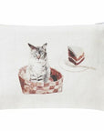 Fog Linen Work Misato Ogihara Pouch - Living with Cats