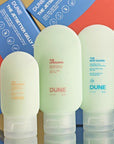 DUNE Suncare The Jetsetter Gelly Pack - Products shown next to each other