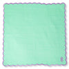Furbish Studio Icon Linen Napkins - Mint + Lilac - Napkin unfolded