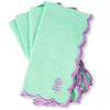 Icon Linen Napkins - Mint + Lilac