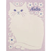 Bromstad Printing Co. Negative Space Floral Cat - Risograph A2 Notepad (1 pc)