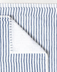 Yoshii Towel Shirt Stripe Towel - two washcloths shown with one folded