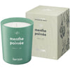 Kerzon Fragranced Candle - Menthe Poivrée (190 g) - product shown next to packaging.