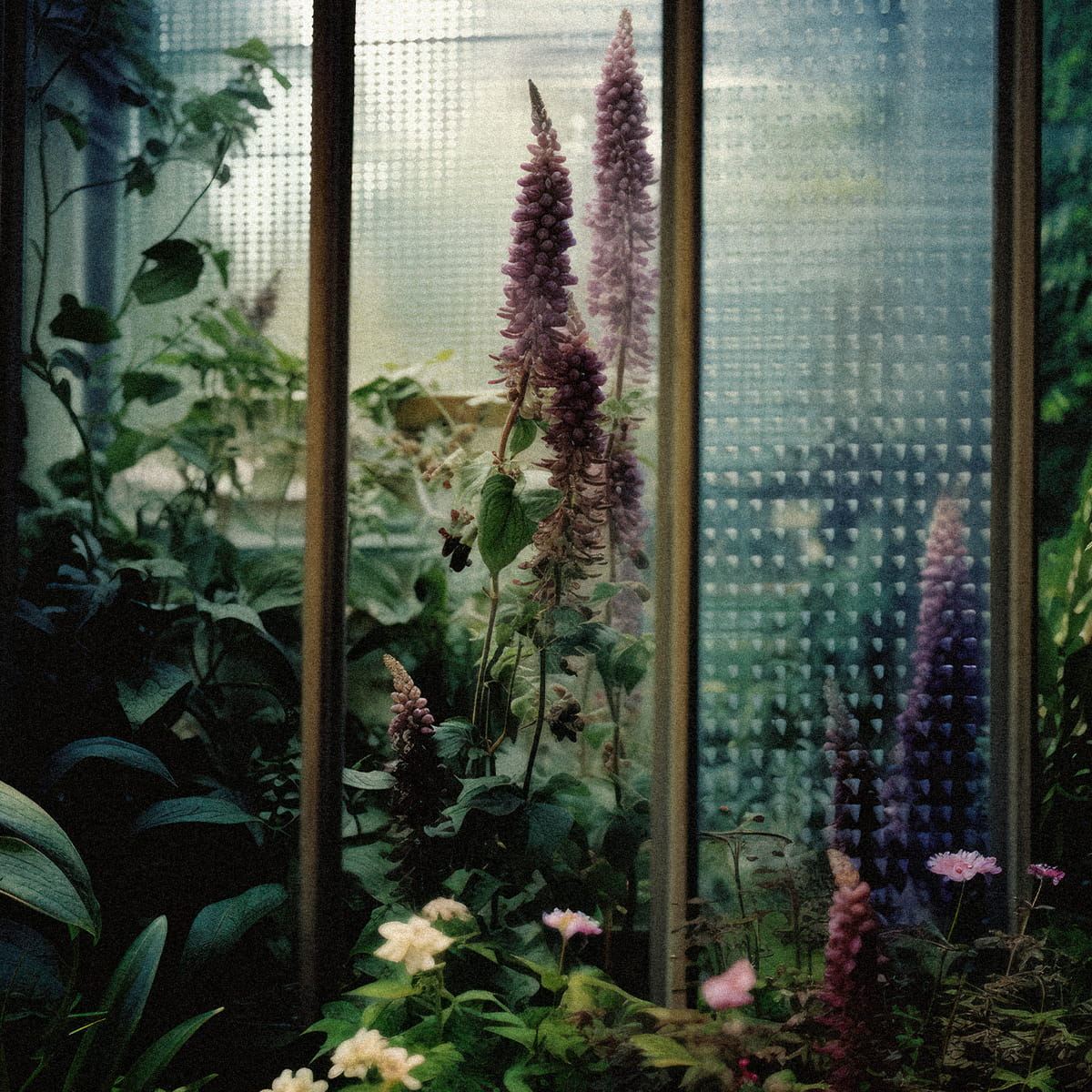 Kerzon Fragranced Candle - Menthe Poivrée (190 g) - greenhouse shown. 