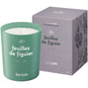 Kerzon Fragranced Candle - Feuilles de Figuier (190 g) - product shown in front of packaging. 