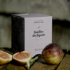 Kerzon Fragranced Candle - Feuilles de Figuier (190 g) - product packaging shown with figs.