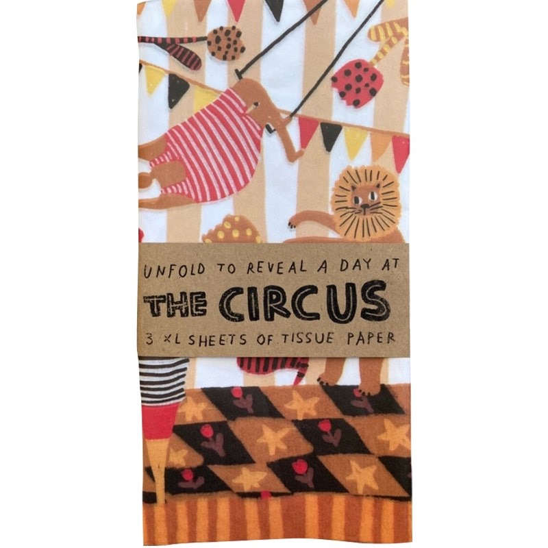 Rani Ban Co A Day At the Circus Tissue Paper (3 pc)