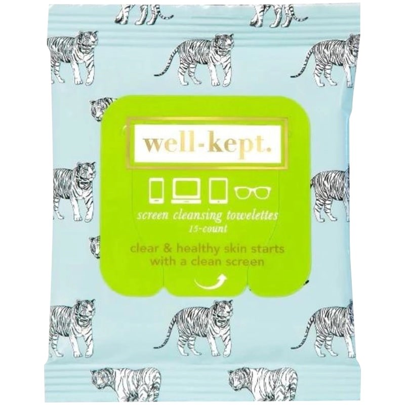 Well-Kept Big Cat Screen Cleansing Towelettes - Tech Wipes (15 pcs)