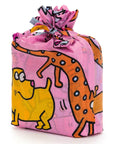 Baggu Standard Baggu Set of 3 - Keith Haring - Closeup of product pouch