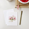 Emily Lex Studio Pinks Bouquet Notecards - Product shown on table 