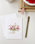 Emily Lex Studio Pinks Bouquet Notecards - Product shown on table 