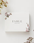 Fable England Enamel Bee Brooch - Product box shown