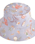 Fable England Whispering Sands Vintage Blue Bucket Hat - Product shown on white background