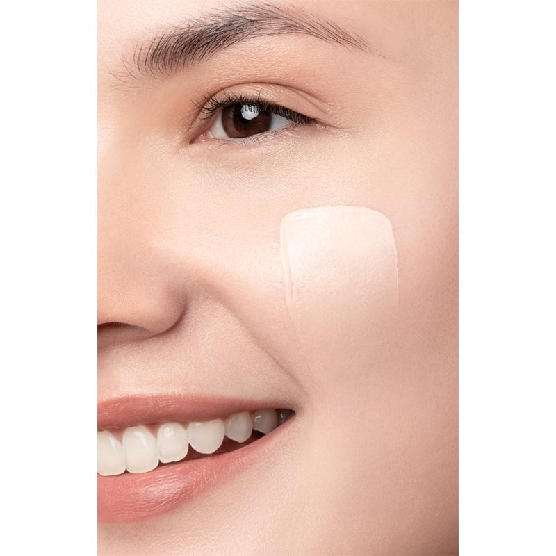Chantecaille Just Skin Tinted Moisturizer - Opaline - model shown with moisturizer on face