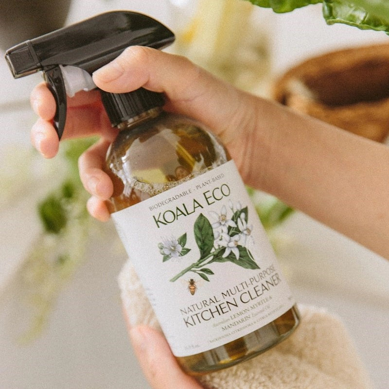 Koala Eco Natural Multipurpose Kitchen Cleaner - Product shown in models hand