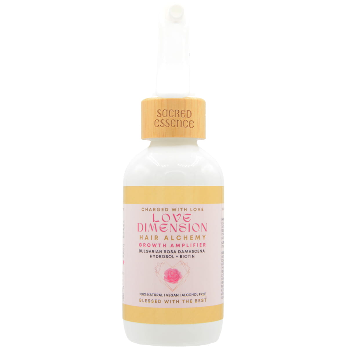 The Sacred Essence Love Dimension - Bulgarian Rose Hydrosol &amp; Biotin (120 ml)