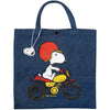 Three Potato Four 3P4 X Peanuts Vintage Market Tote - Snoopy Easy Rider (1 pc)