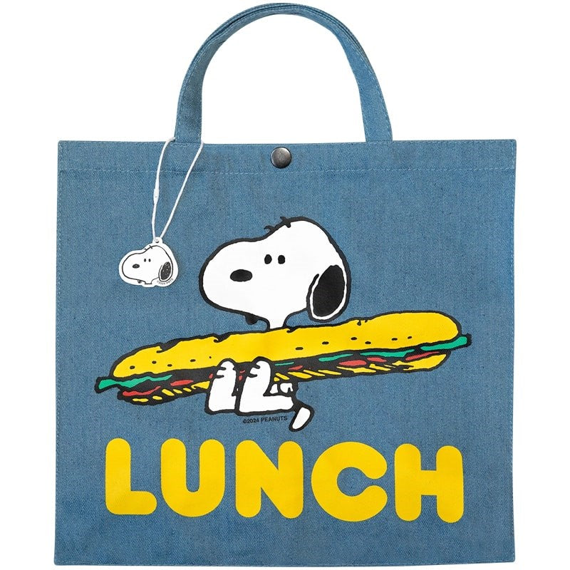 Three Potato Four Snoopy Market Tote - Thumbnail 4