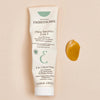 Embryolisse 3 In 1 Secret Paste - product shown next to yellow product texture swatch