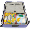 Baggu Large Packing Cube Set - Still Life - products shown inside suitcase 