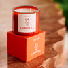 ROEN Candles La Condesa Scented Candle - product shown on top of packaging