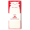 Bromstad Printing Co. Don't Wanna Risograph Notepad - product shown with binding band on