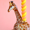 Camp Hollow Giraffe Cake Topper - close up of products head details