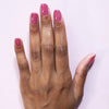 JINsoon Nail Lacquer - Ember - models hand shown with product on nails