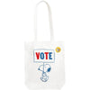 Three Potato Four 3P4 X Peanuts Vintage Market Tote - Snoopy Vote (1 pc)