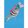 Pigeon with A Balloon Birthday Greeting Card