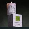 Parfum d'Empire Le Potager Oublie Scented Candle (200 g) shown lit sitting on box