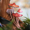 Close up of Moth & Myth paper mushrooms