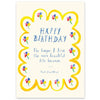 Words from Wright Happy Birthday Greeting Card