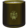 Flamingo Estate Organics Douglas Fir & Ancient Vetiver Candle (226 g) - product shown from back. 