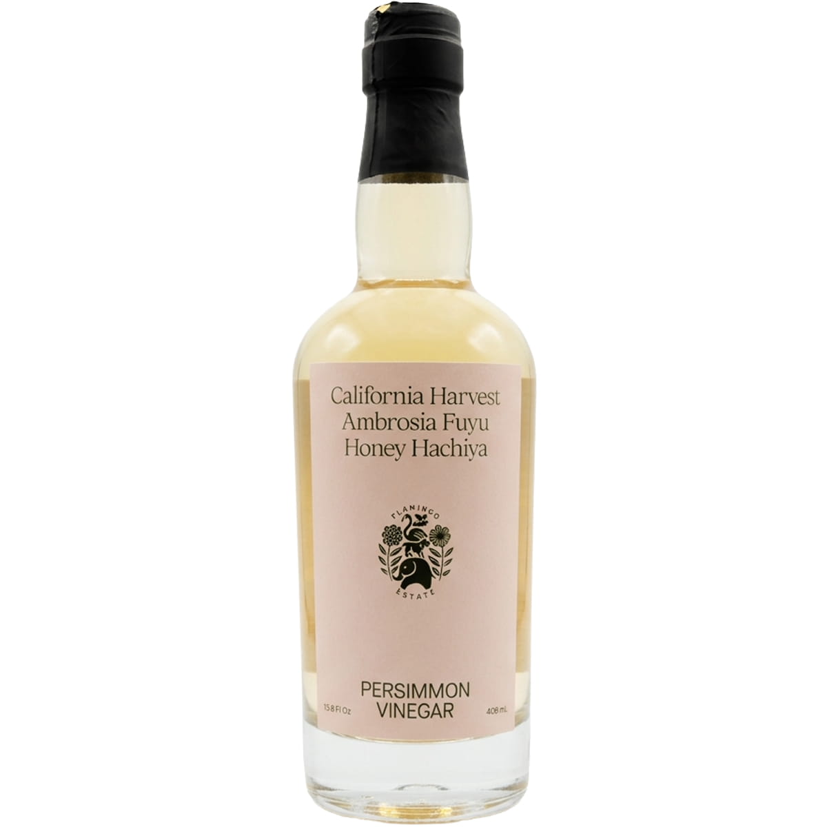 Flamingo Estate California Harvest Ambrosia Fuyu Honey Hachiya Persimmon Vinegar (408 ml)