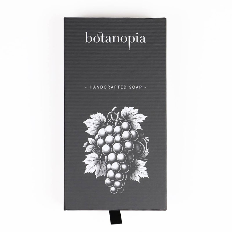 Botanopia Handcrafted Grapes Soap - Cream (100 g) box