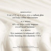 Chantecaille 24K Gold Cream Intense - product info graphic showing clinical results