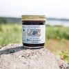 Smithereen Farm Organic Wild Blueberry Topping - product shown on rock in nature