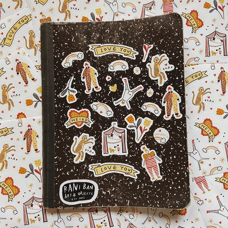 Rani Ban Co Circus Sticker Sheets – Beautyhabit