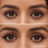 Kosas Soulgazer Eyeliner - Bewitch - before and after of model using product