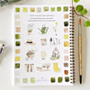 Emily Lex Studio Garden Watercolor Workbook - backside of product shown