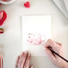 Emily Lex Studio Love Sweet Love Paintable Notecards - model shown painting product