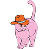 Cowboy Cat Sticker